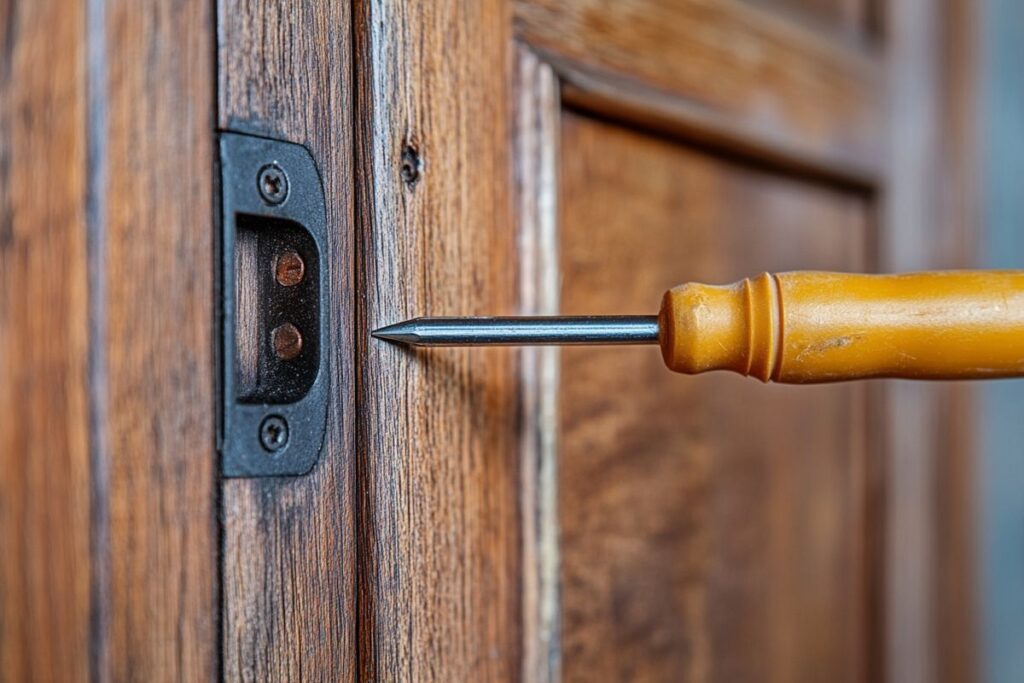 Ouvrir une porte de chambre bloquée : astuces pratiques